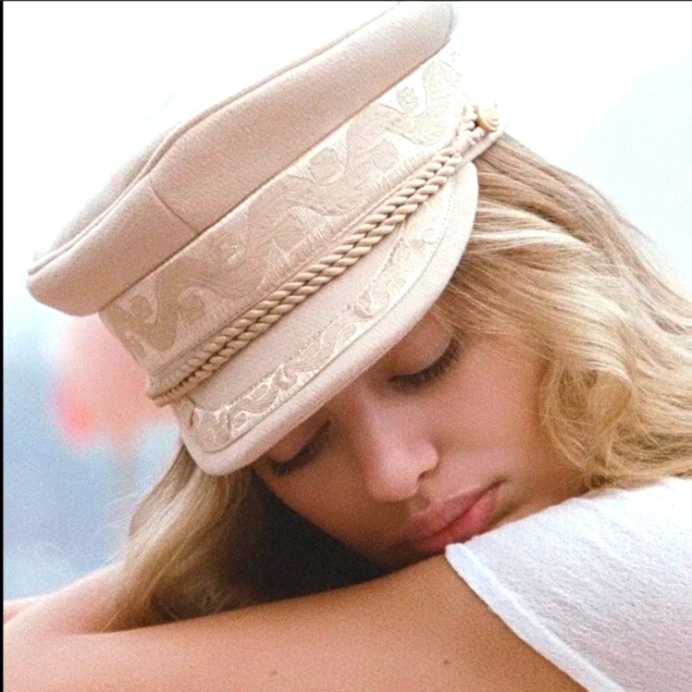 Lack of Color Riviera Newsboy Cap in Gold